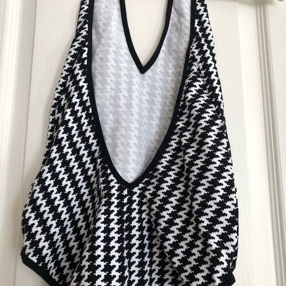 American Apparel Bodysuit Plunge Back Size Medium - Picture 4 of 8